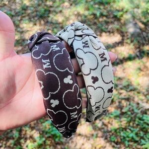 Stylish Brown and Cream Kids Hairbands